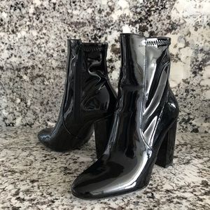 ALDO black ankle boots